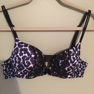 Victoria Secret navy leopard bra